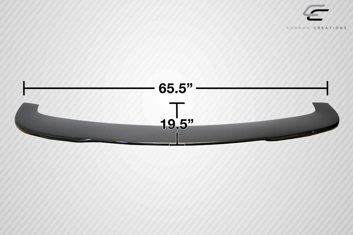 Universal Carbon Creations Type 3 Front Lip Splitter - One Piece: Elevate Your Ride!