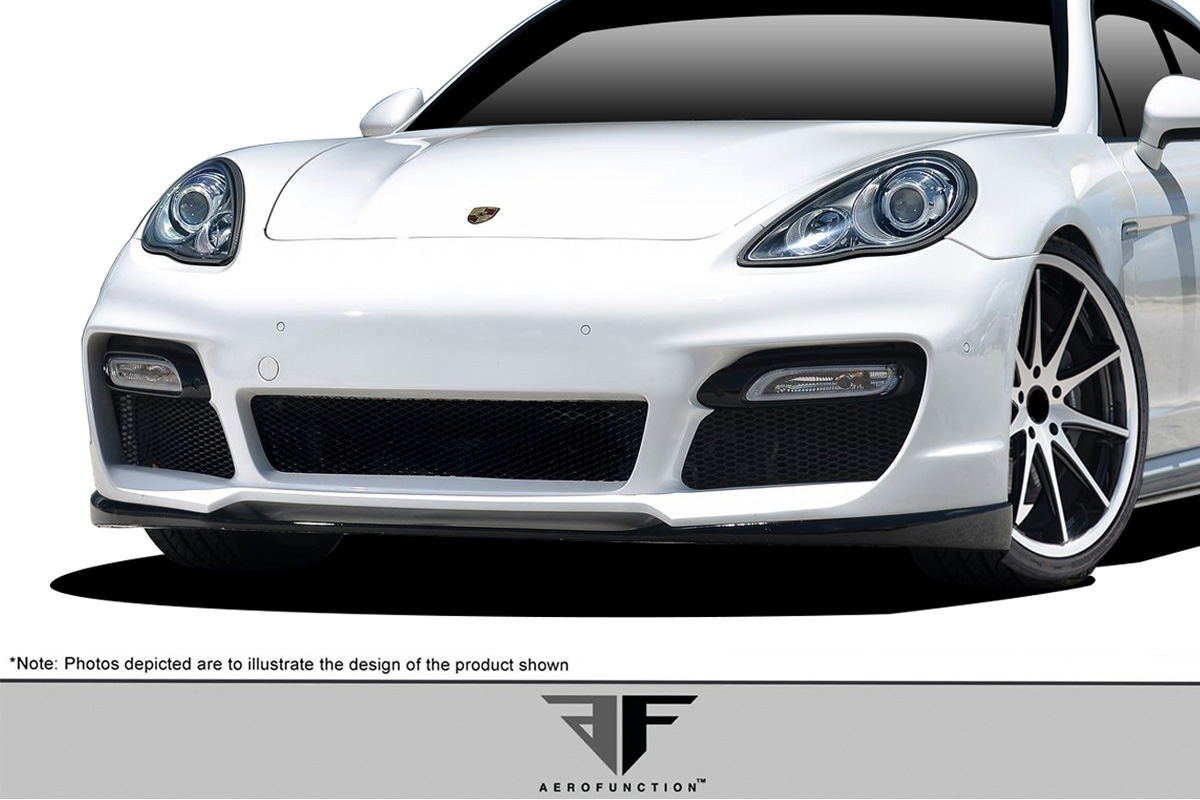 Enhanced 2010 - 2013 Porsche Panamera AF - 2 Front Bumper (GFK) - One Piece Wonder