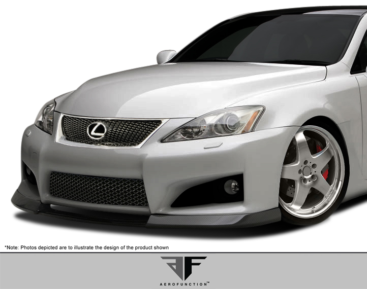 Upgrade Your 2008 - 2014 Lexus IS - F with Aero Function's Carbon AF - 1 Front Add - On Spoiler!