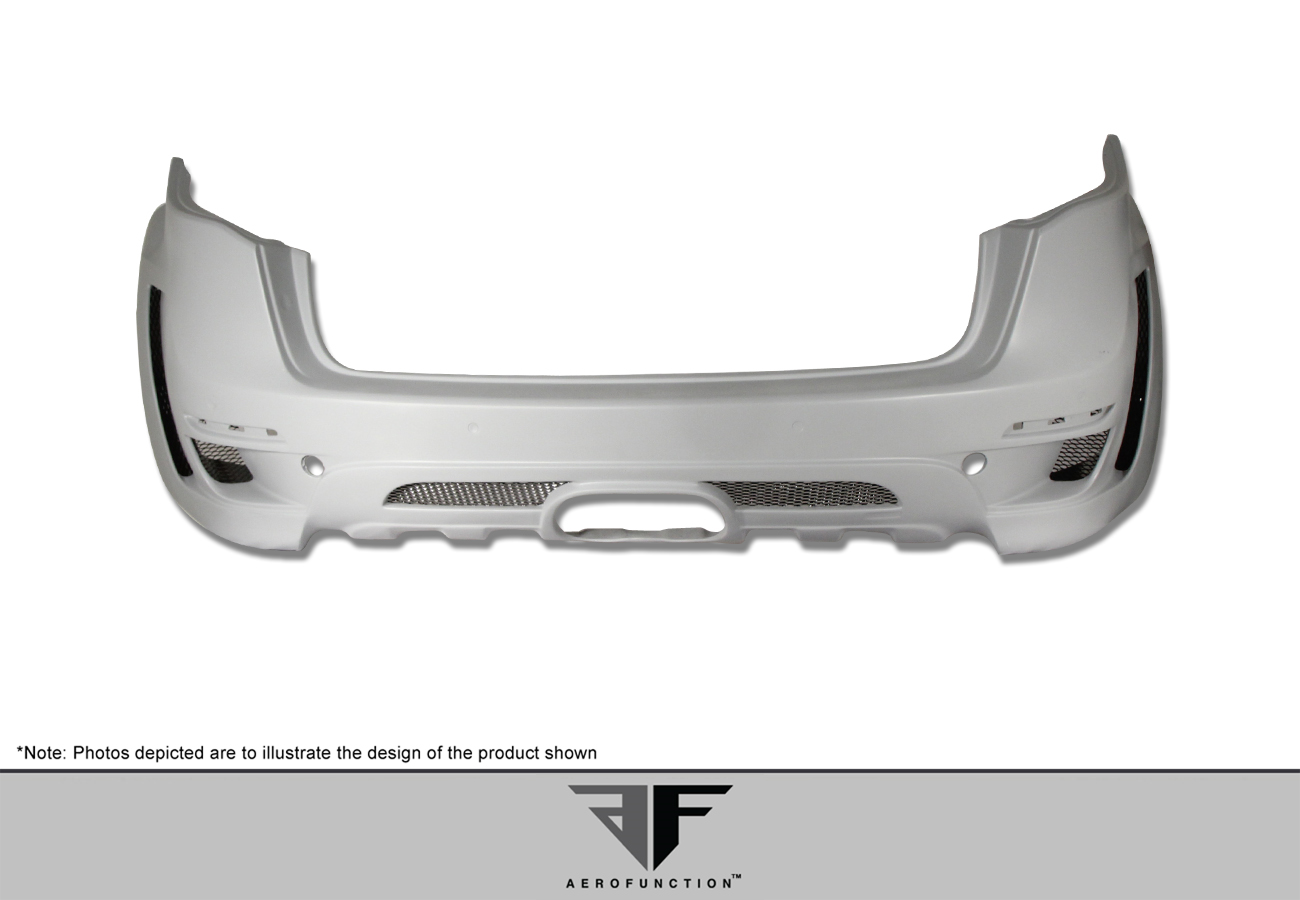 Enhance Your 2011 - 2014 Porsche Cayenne with AF - 3 Wide Body Rear Bumper Cover (GFK)!