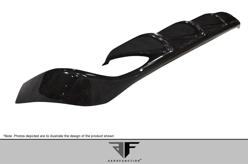 Enhance Your 2008 - 2013 BMW M3 E90 4DR with Stunning AF - 1 Carbon Rear Diffuser
