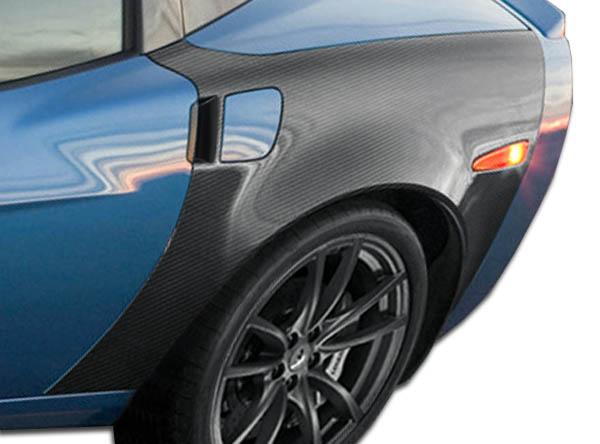 Upgrade Your 2005 - 2013 Chevrolet Corvette C6 with Carbon Creations ZR Edition Rear Fenders (2 - Piece Set)