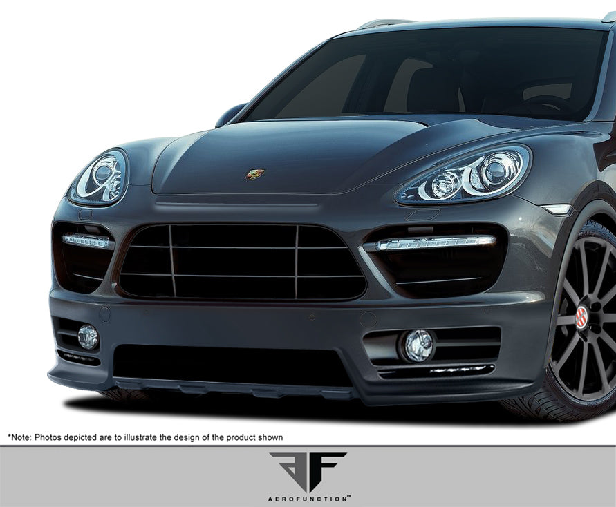 Enhance Your 2011 - 2014 Porsche Cayenne with the Stunning AF - 2 Front Bumper Cover (GFK) - One Piece!