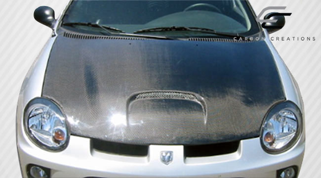 Get the Stunning 2000 - 2005 Dodge Neon Carbon Creations SRT Look 1 - Piece Hood Now!