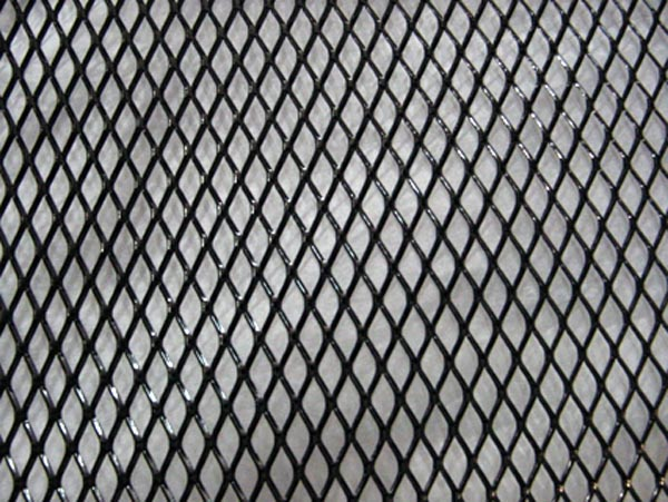 Stunning Black Diamond Cut Mesh Grille - 2 Piece Set