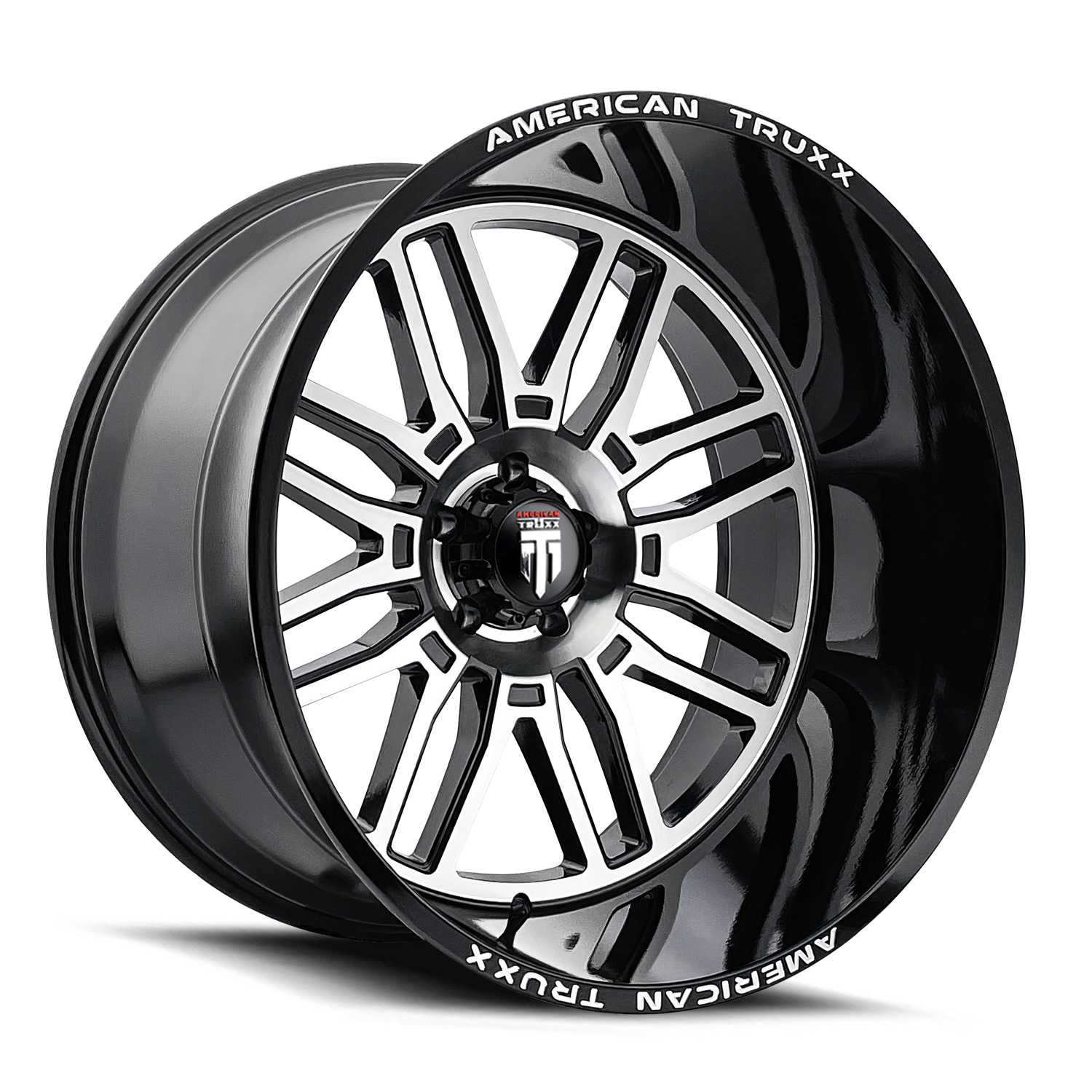 AMERICAN TRUXX RESTLESS 24x14 Gloss Black Milled Wheels - Unleash Your Ride's Potential!