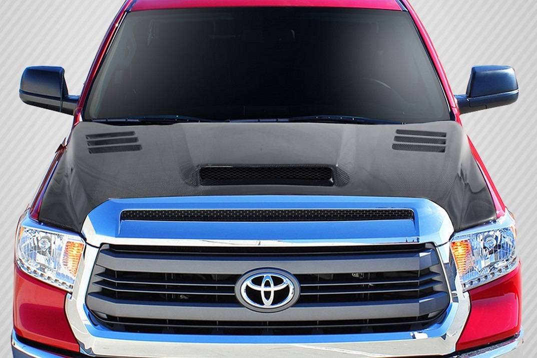 Unleash Style: 2014 - 2021 Toyota Tundra Carbon Creations RK - S One - Piece Hood