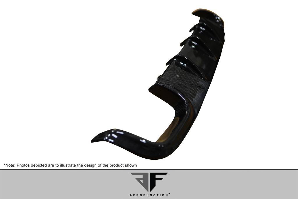 Upgrade Your 2010 - 2013 Mercedes E Class W212 AMG Sport with Stunning AF - 3 Carbon Rear Diffuser (CFP) - 1 Piece