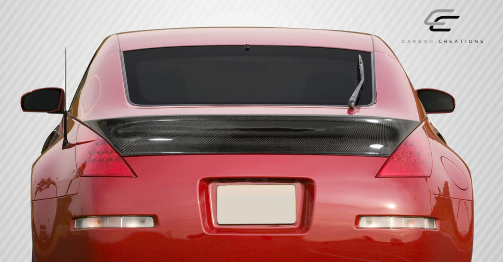Revamp Your 2003 - 2008 Nissan 350Z Z33 2DR Coupe with Carbon Creations I - Spec Wing Trunk Lid Spoiler!
