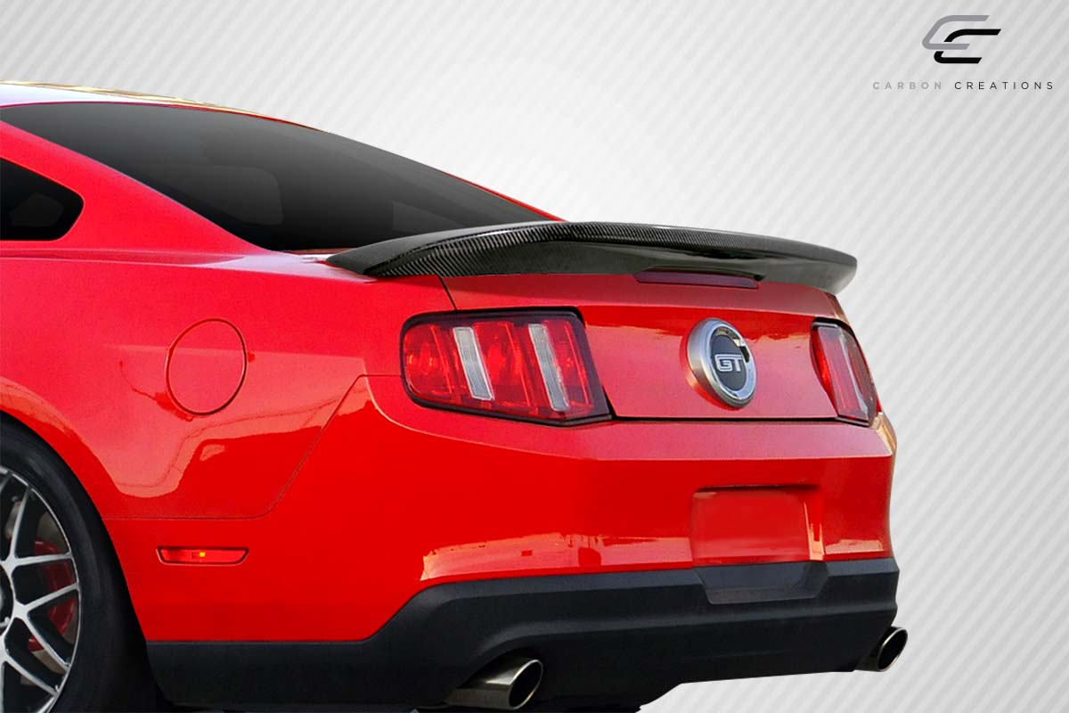 Unleash the Beast: 2010 - 2014 Ford Mustang Carbon Creations DriTech GT500 Look 1 - Piece Wing Spoiler
