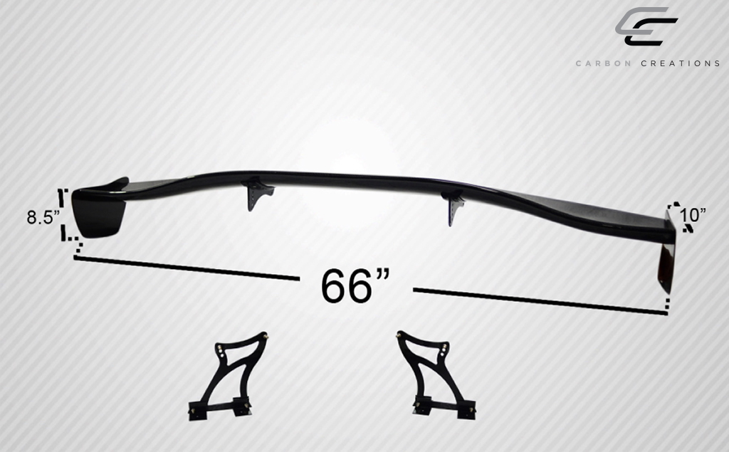 Universal Carbon Creations GT Concept Wing Trunk Lid Spoiler - 1 Piece - Upgrade Your Ride Now!