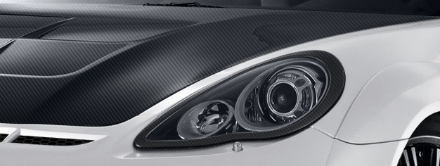 Enhance Your 2010 - 2013 Porsche Panamera with Carbon AF - 1 Wide Body Eye Lids (CFP) - 2 Piece Set