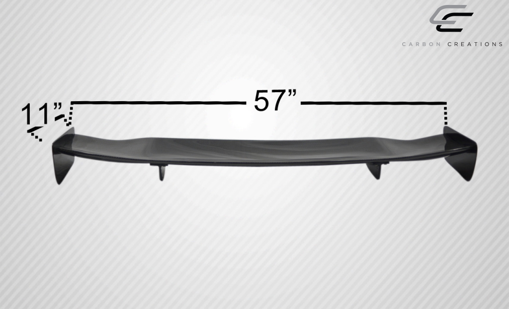 Get the Universal Carbon Creations GT Concept 2 3 - Piece Wing Trunk Lid Spoiler Now!