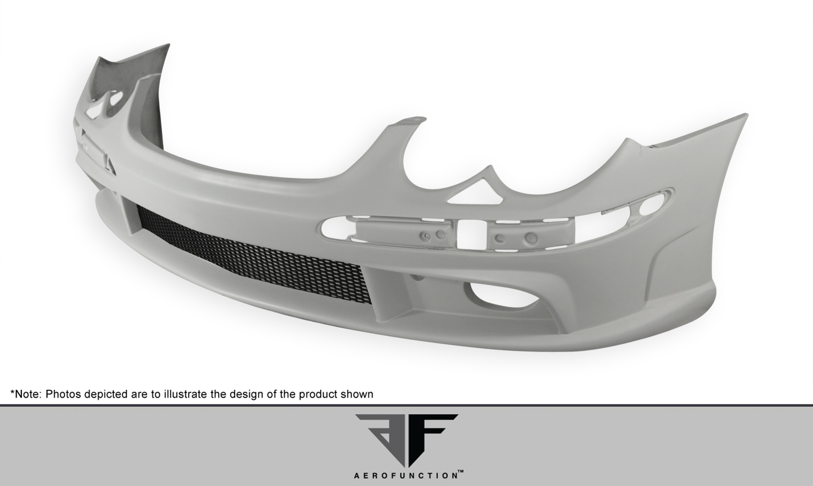 Revamp Your 2003 - 2008 Mercedes SL Class R230 with Aero Function's AF - 1 Front Bumper Cover (GFK) - 1 Piece!