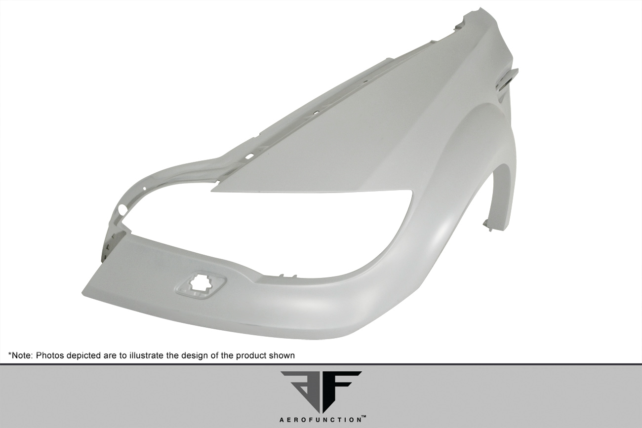 Upgrade Your 2008 - 2014 BMW X6/X6M E71 with AF - 5 Wide Body Front Fenders (GFK) - 4 Piece Set