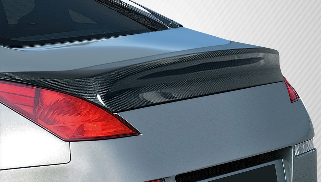 Revamp Your 2003 - 2008 Nissan 350Z Z33 2DR Coupe with Carbon Creations I - Spec Wing Trunk Lid Spoiler!