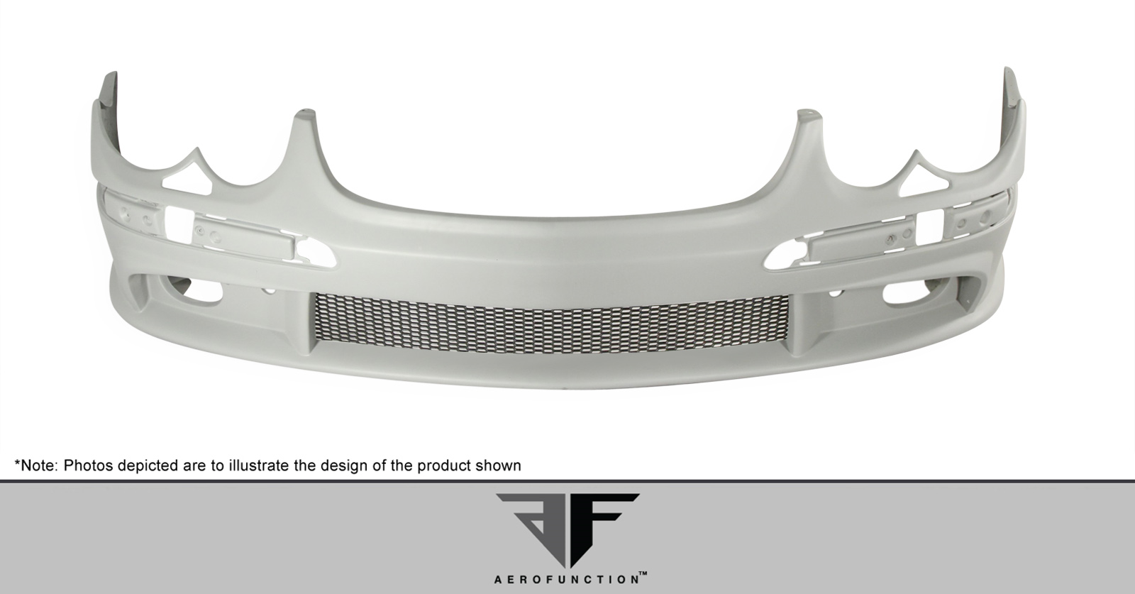 Revamp Your 2003 - 2008 Mercedes SL Class R230 with Aero Function's AF - 1 Front Bumper Cover (GFK) - 1 Piece!