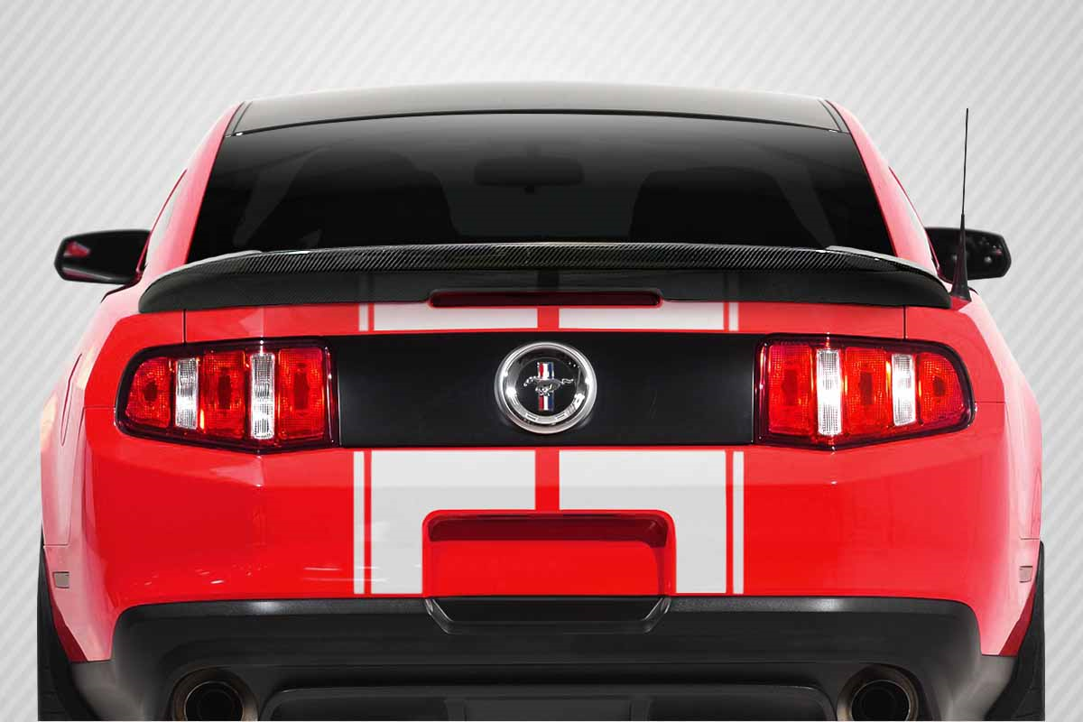Unleash the Beast: 2010 - 2014 Ford Mustang Carbon Creations DriTech GT500 Look 1 - Piece Wing Spoiler