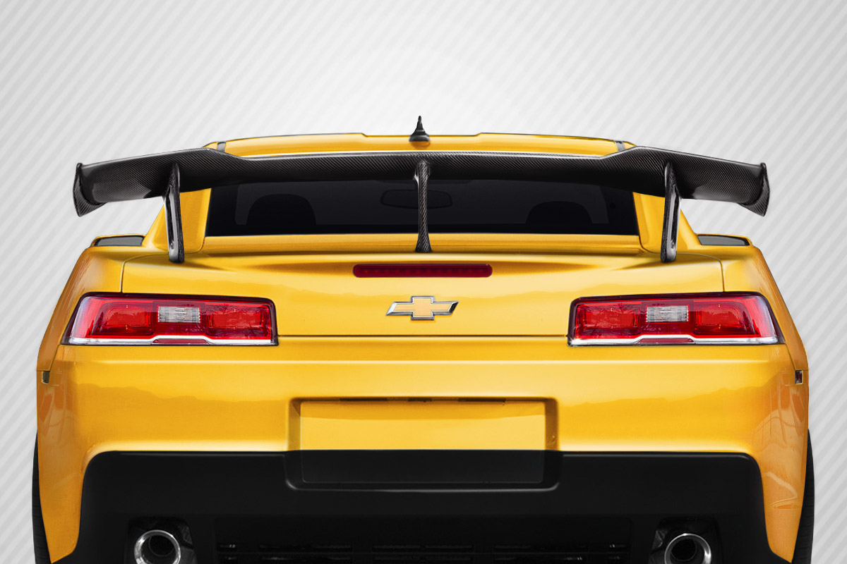 Unleash the Beast: 2014 - 2015 Chevrolet Camaro Carbon Creations ZL1 V2 Look 3 - Piece Wing Spoiler