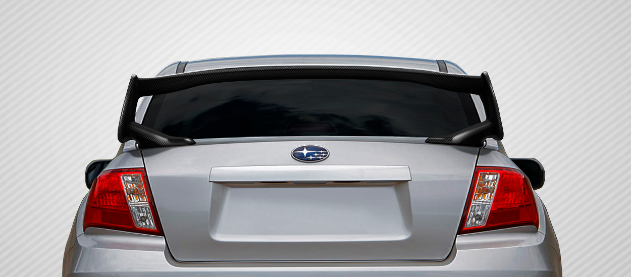 Upgrade Your 2008 - 2011 Subaru Impreza or 08 - 18 WRX STI 4DR with Carbon Creations STI Look Trunk Lid Spoiler Wing!