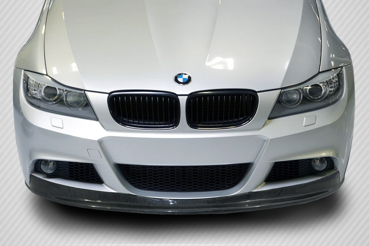 Upgrade Your 2009 - 2011 BMW 3 Series E90 4DR with Carbon Creations AK - M Front Lip Spoiler (M Sport Front Bumper Only)