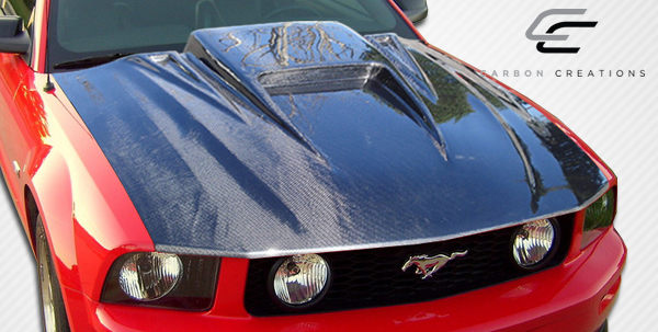 Upgrade Your 2005 - 2009 Ford Mustang with Carbon Creations Spyder3 One - Piece Hood