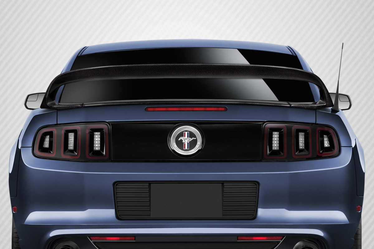 Transform Your 2010 - 2014 Ford Mustang with Carbon Creations' Stunning GT350 Look 2 - Piece Rear Wing Spoiler