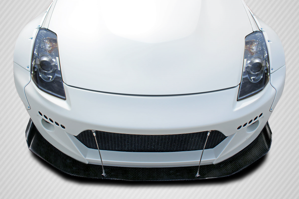 Unleash the Power! 2003 - 2008 Nissan 350Z Z33 Carbon Creations RBS Front Splitter - Single Piece
