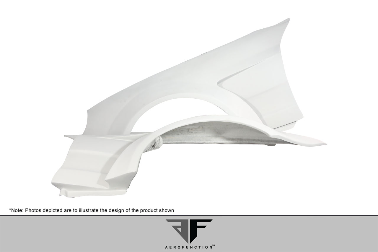 Upgrade Your 2003 - 2008 Mercedes SL Class R230 with AF - Signature 1 Series Wide Body Conversion Front Fenders (GFK) - 2 Piece Set