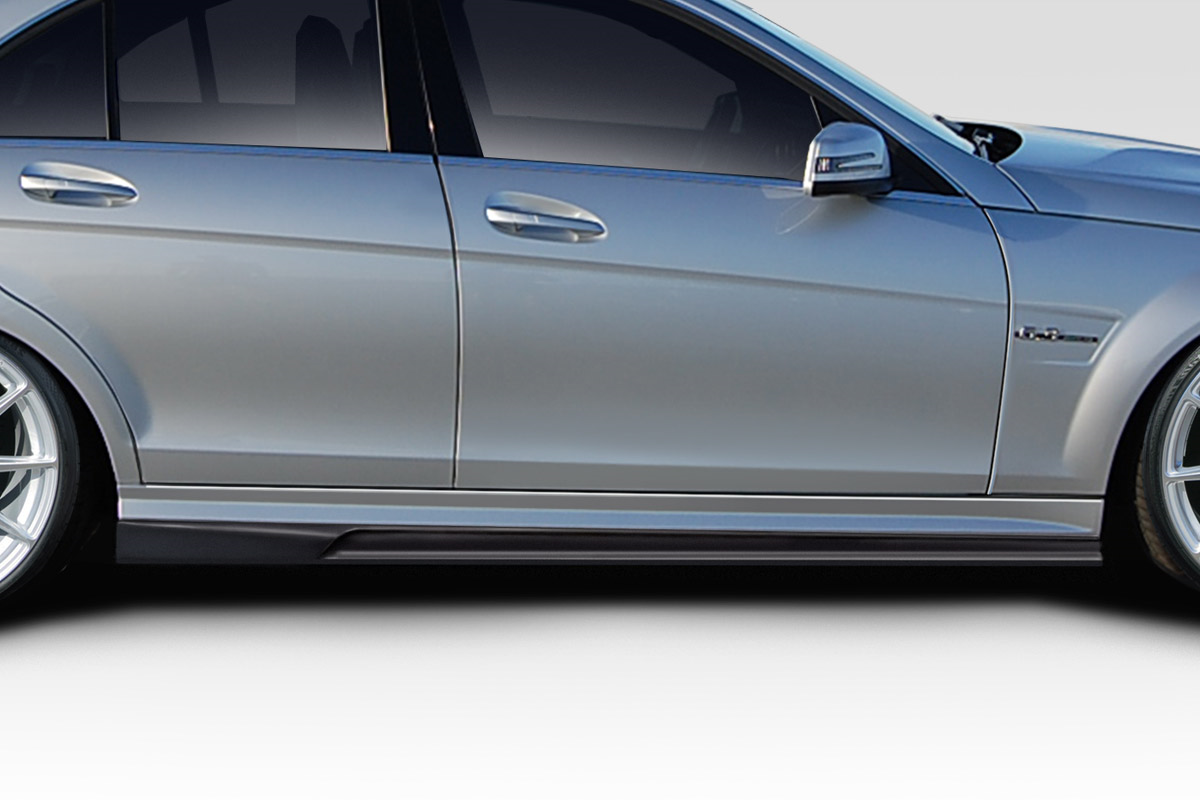 Upgrade Your 2008 - 2014 Mercedes C Class C63 W204 with Stunning AF - 1 Side Skirts Rocker Panels (GFK) - 2 Piece Set