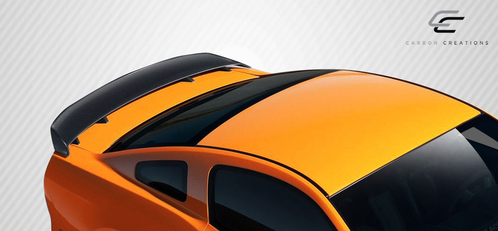 Upgrade Your 2010 - 2014 Ford Mustang with Carbon Creations' Stunning Boss Look Wing Spoiler!
