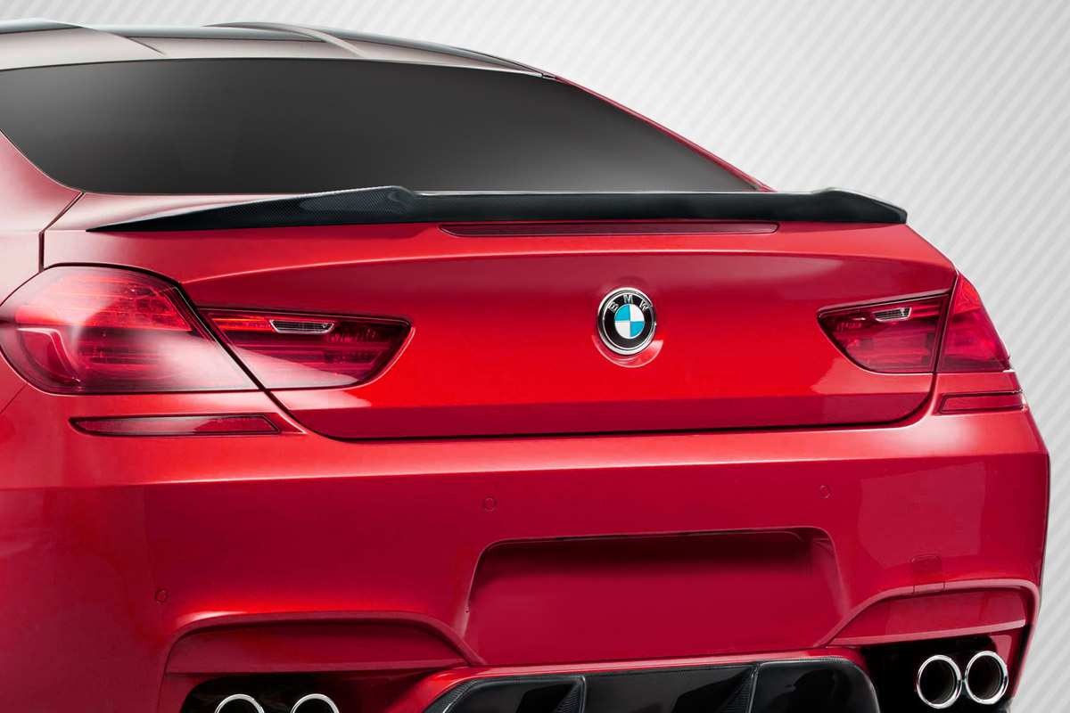 Enhance Your 2011 - 2019 BMW 6 Series M6 F06 F12 F13 with Stunning AF - 1 Carbon Rear Wing Spoiler!