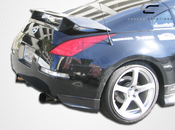 Upgrade Your 2003 - 2008 Nissan 350Z Z33 2DR Coupe with Carbon Creations N - 1 Wing Trunk Lid Spoiler!