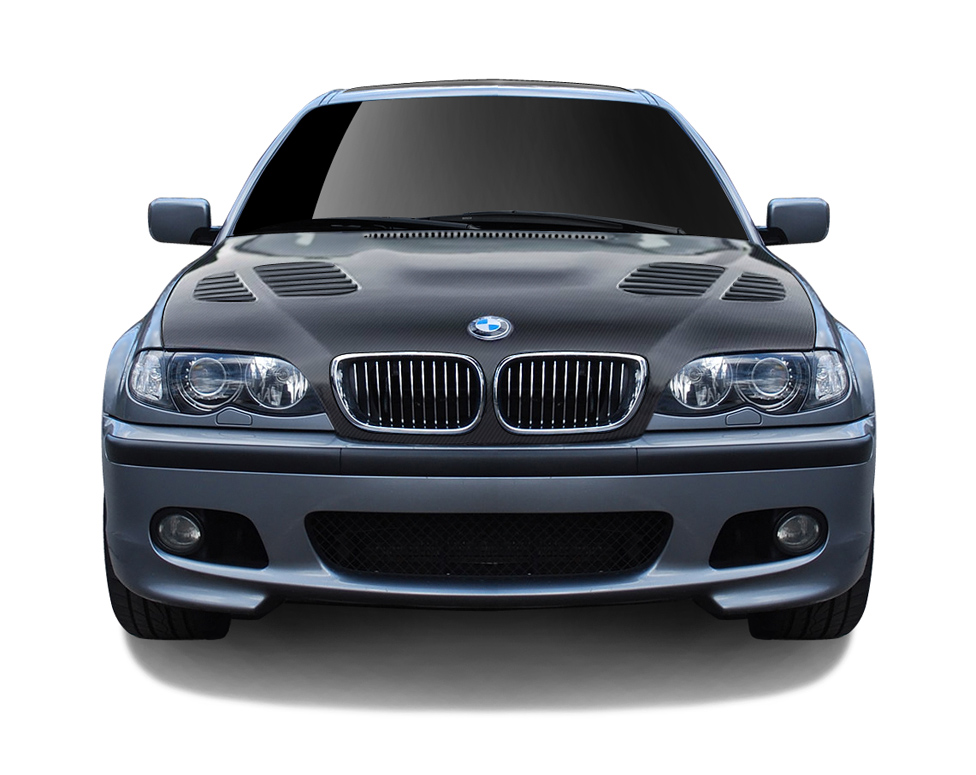 Revamp Your 2002 - 2005 BMW 3 Series E46 4DR with Stunning Carbon AF - 2 Hood!