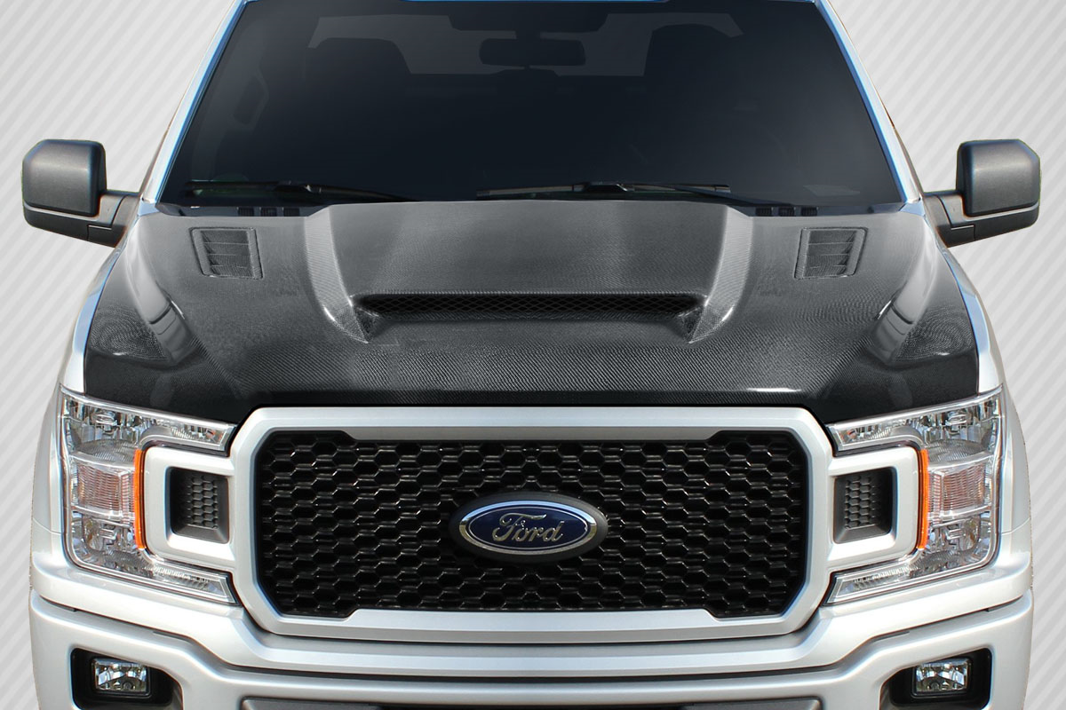 Revitalize Your 2015 - 2020 Ford F - 150 with Carbon Creations CVX One - Piece Hood