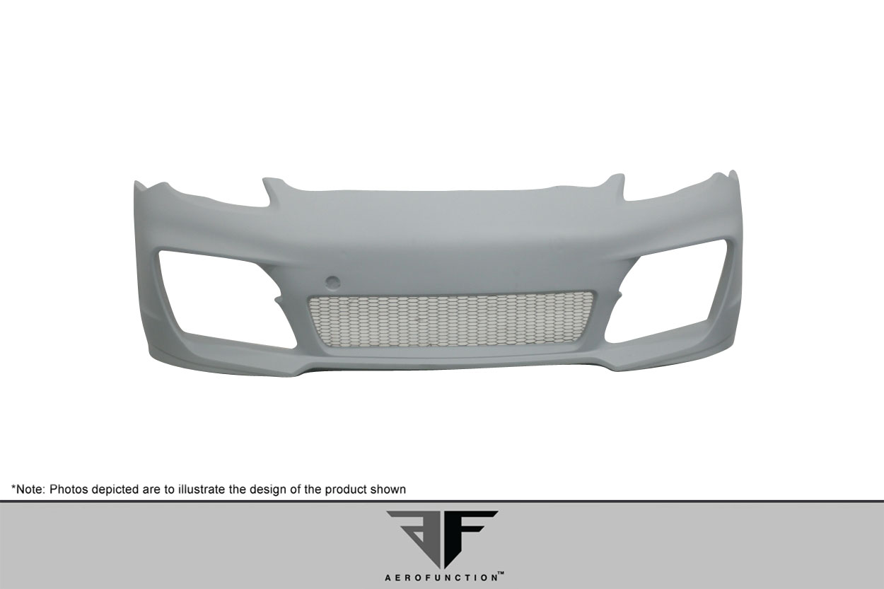 Enhanced 2010 - 2013 Porsche Panamera AF - 2 Front Bumper (GFK) - One Piece Wonder