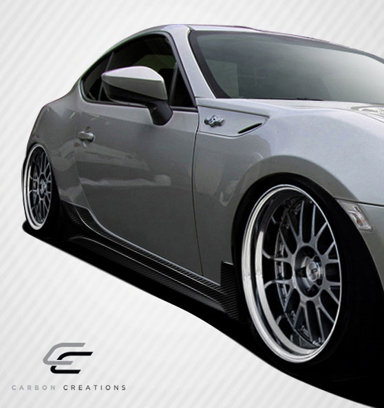 Revamp Your Ride! 2013 - 2020 Scion FR - S, Toyota 86 & Subaru BRZ Carbon Creations TD3000 2 - Piece Side Skirts & Rocker Panels