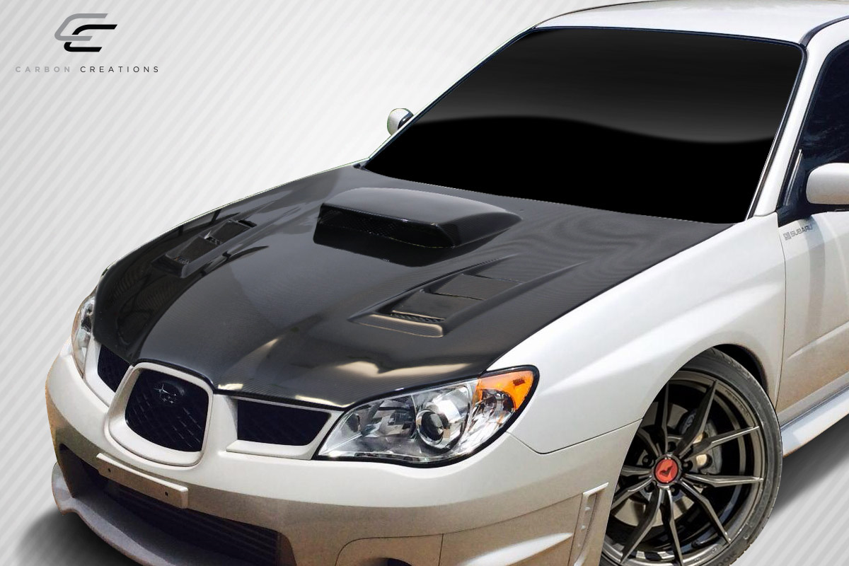Unleash Performance: 2006 - 2007 Subaru Impreza WRX STI Carbon Creations DriTech C - 1 One - Piece Hood