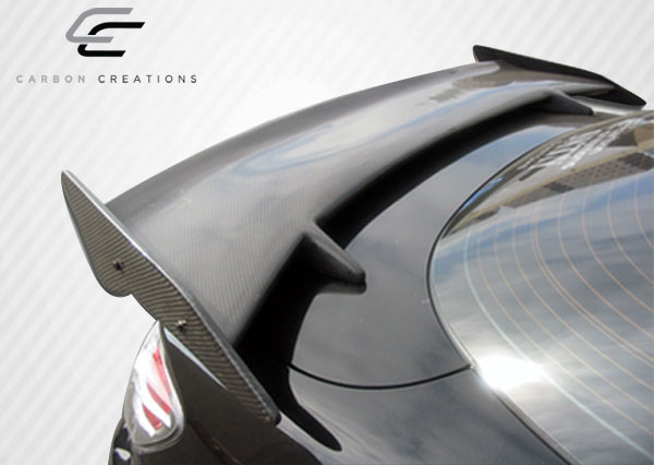 Universal Carbon Creations Sniper 3 - Piece Wing Trunk Lid Spoiler: A Must - Have for Car Enthusiasts!