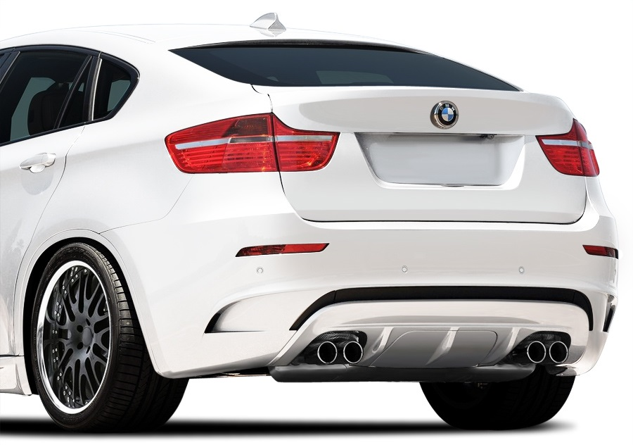 Enhanced 2008 - 2014 BMW X6 E71 E72 AF - 4 Rear Bumper Cover (PUR - RIM) - One Piece! Grab Yours Now!