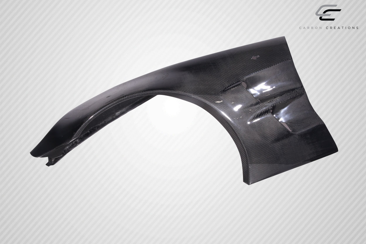 Unleash the Power: 2005 - 2013 Chevrolet Corvette C6 Carbon Creations ZR1 Look Front Fenders (2 - Piece Set)