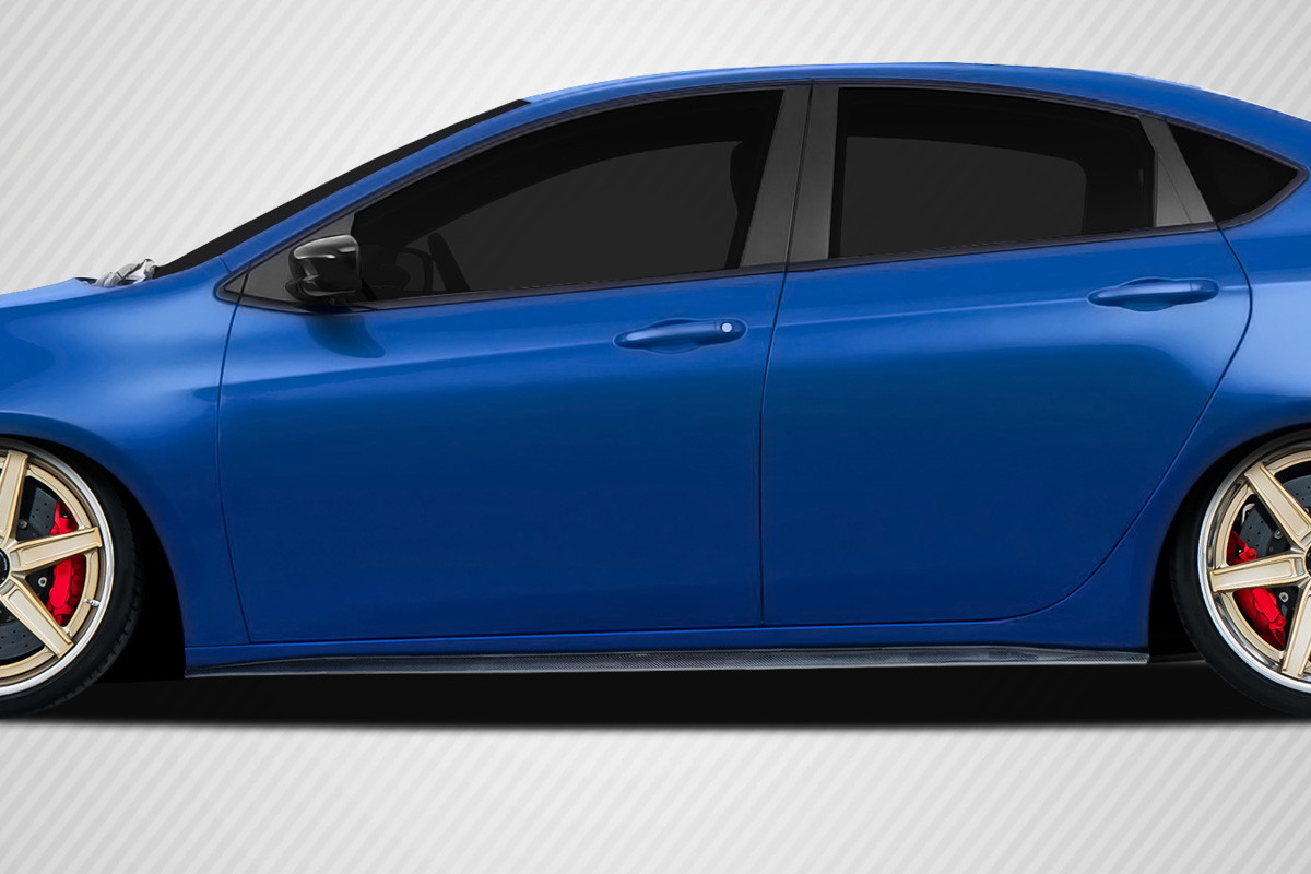 Upgrade Your 2013 - 2016 Dodge Dart with Carbon Creations Scat Look 2 - Piece Side Skirts!