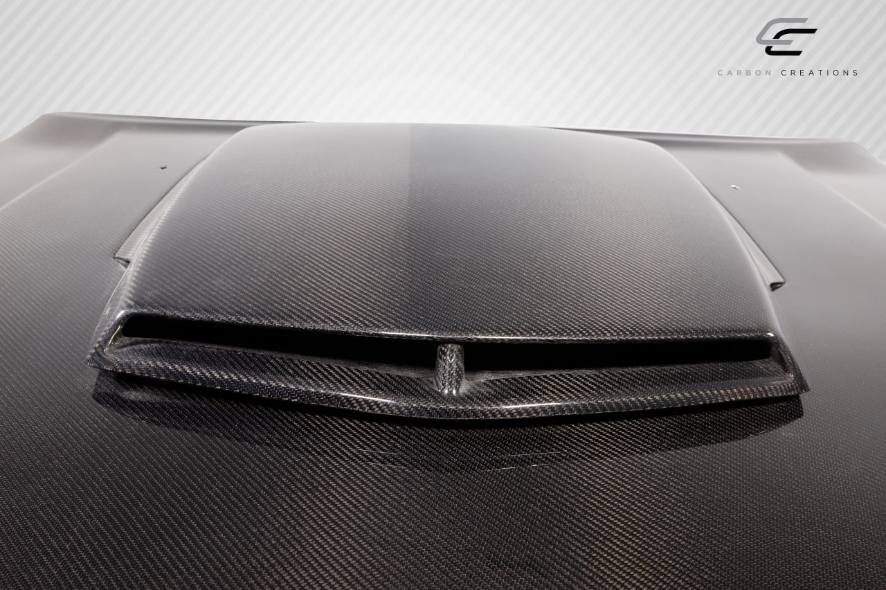 Upgrade Your 2008 - 2023 Dodge Challenger with Carbon Creations TA Look One - Piece Hood