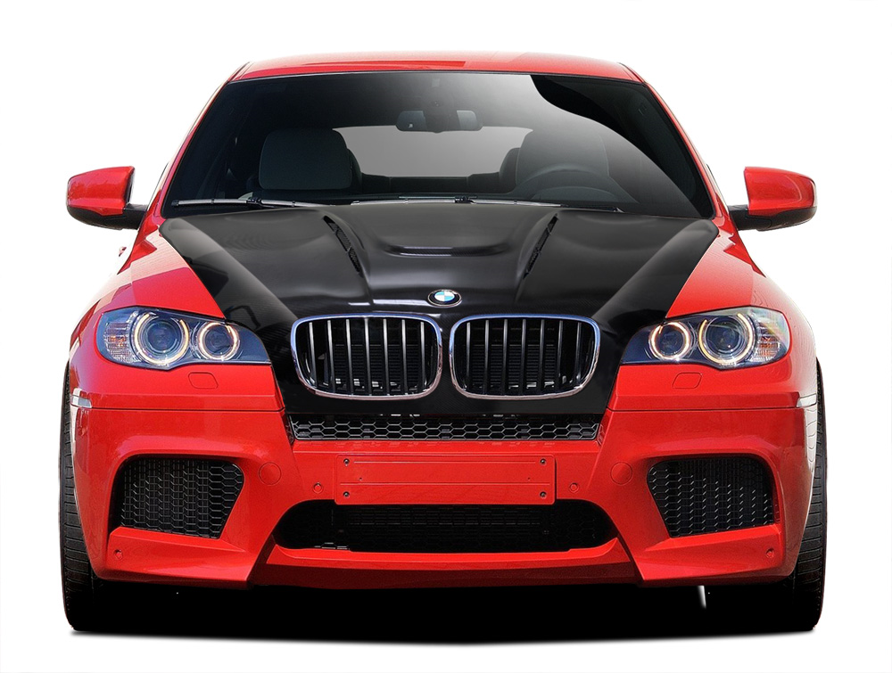 Upgrade Your BMW! 2007 - 2014 BMW X5 E70 & X6/X6M E71 Carbon AF - 5 Hood (CFP) - 1 Piece