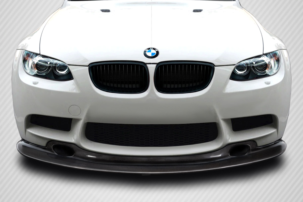 Transform Your 2008 - 2013 BMW M3 E90 E92 E93 with Carbon Creations GT4 Look Front Lip Under Spoiler!