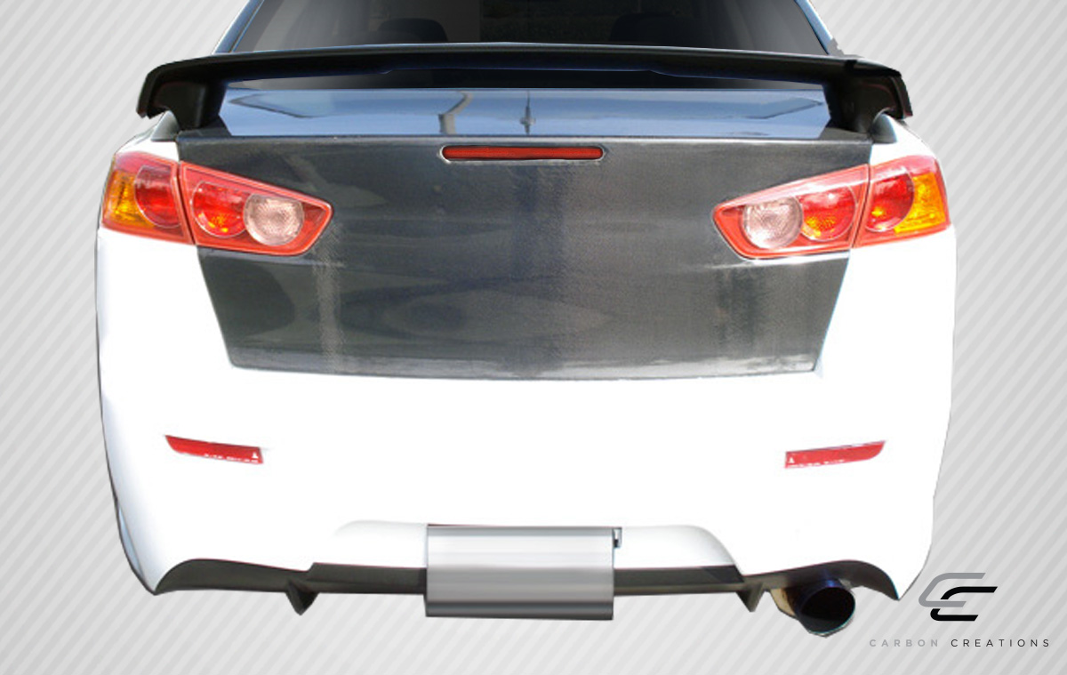 Transform Your 2008 - 2017 Mitsubishi Lancer/Lancer Evolution 10 with Carbon Creations OEM Look Trunk!