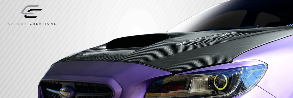 Transform Your 2015 - 2021 Subaru WRX with Carbon Creations NBR Concept One - Piece Hood