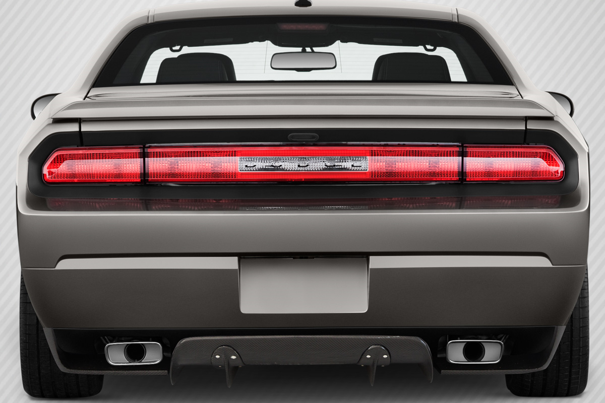 Upgrade Your 2008 - 2014 Dodge Challenger with Carbon Creations Circuit 3 - Piece Rear Diffuser