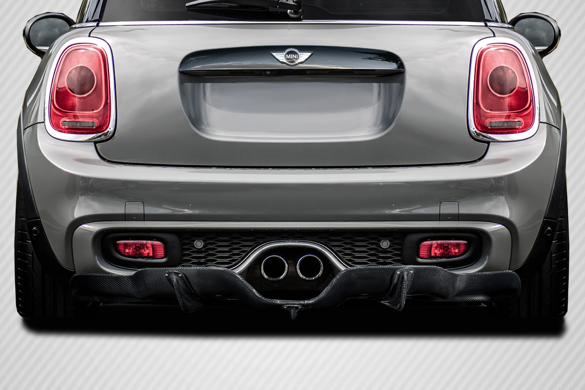 Unleash Style: 2014 - 2021 Mini Cooper S F55 F56 F57 Carbon Creations DLR Rear Diffuser (1 Piece)