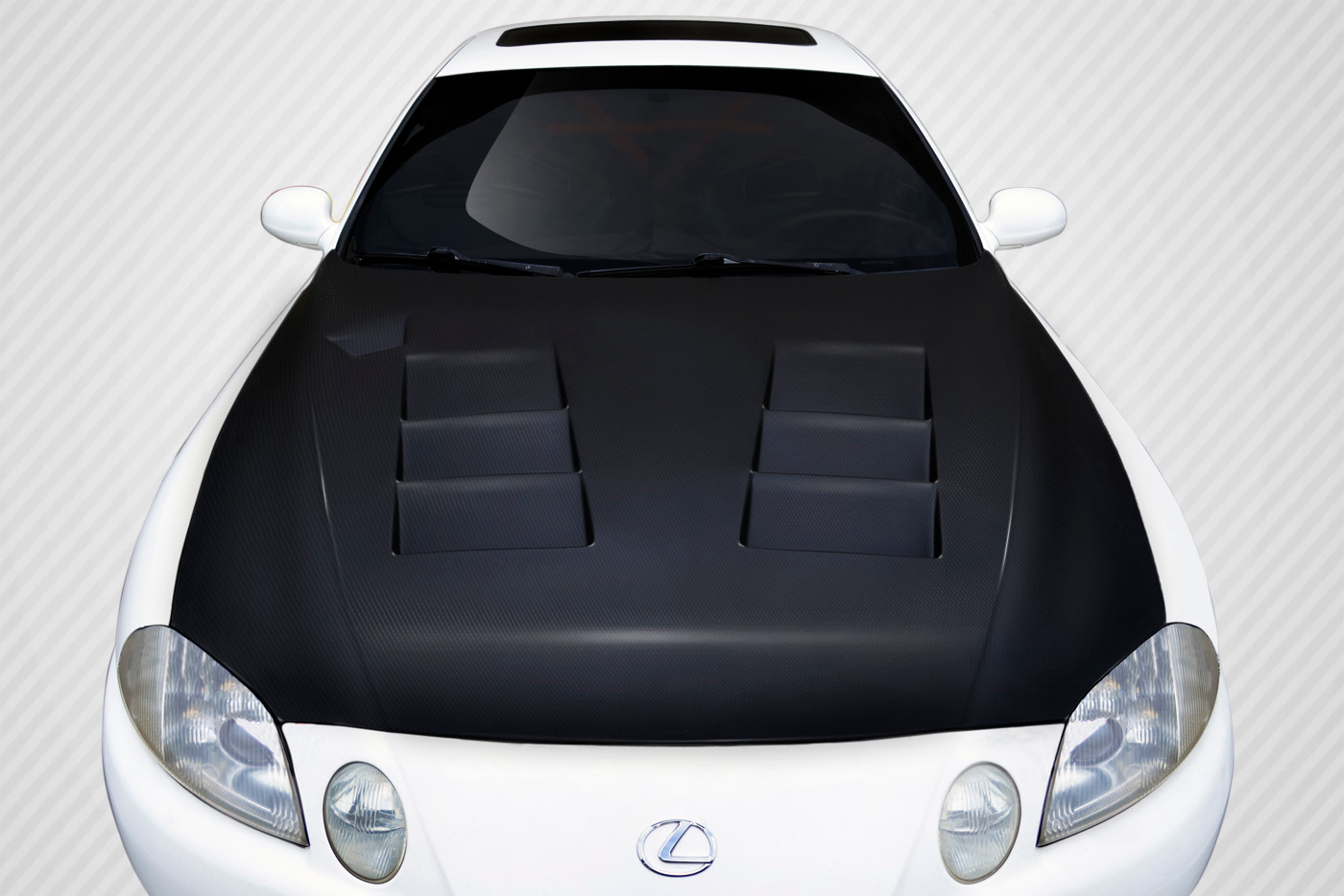 Transform Your 1992 - 2000 Lexus SC300/SC400 with Carbon Creations TS - 1 One - Piece Carbon Fiber Hood!
